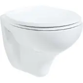 Boss & Wessing Wandcloset bws hugo met bidet keramiek wit