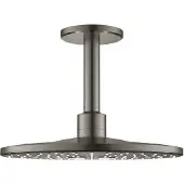 GROHE Regendoucheset Rainshower SmartActive 31 cm met Plafondarm Hard Graphite Geborsteld