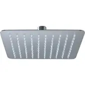 Van Marcke Gili hooddouche vierkant 20cm chroom