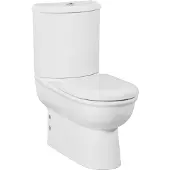 Boss & Wessing Toiletpot staand bws selin met bidet onder en muur aansluiting wit