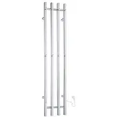 Smedbo Dry Elektrische Handdoekradiator 150cm FK714 RVS Glanzend - Verwarming, Radiatoren, Verticale Radiatoren - 7391447084955