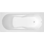 Riho Ligbad Lazy 180x80 cm Bedieningsknop Midden Wit Glanzend