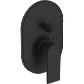 Hansgrohe Badmengkraan inbouw vernis shape eengreeps rond mat zwart