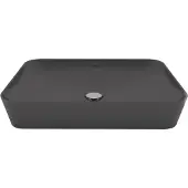 SaniGoods Aqualis keramische waskom 60x40cm mat antraciet