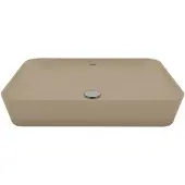 SaniGoods Aqualis keramische waskom 60x40cm mat cappuccino