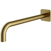 Hotbath Gal wandarm 40cm geborsteld messing PVD