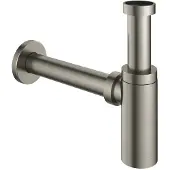 Hotbath Wastafel sifon gal rond geborsteld nikkel pvd
