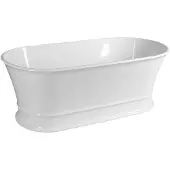 Polysan Vrijstaand ligbad delonix 170x84x61,5 cm cast marble wit