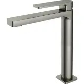 Hotbath Wastafelkraan gal hoog 28.3 cm geborsteld nikkel pvd