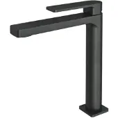 Hotbath Gal GL003H wastafelkraan hoog geborsteld gunmetal PVD