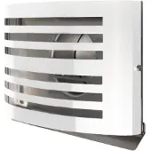 Weckx Overdruk ventilatierooster alfa 15 cm mat wit