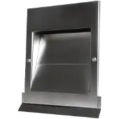 Weckx Overdruk ventilatierooster sigma 12.5 cm geborsteld rvs