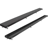 Differnz Tegelrooster t.b.v. Douchegoot 90 cm zwart