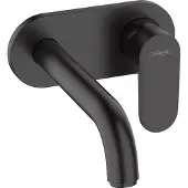 Hansgrohe Vernis Blend inbouw wastafelkraan met 21cm uitloop zwart mat