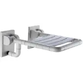 Boss & Wessing Douchezitting bws opklapbaar 33.5x32 cm kunststof wit