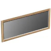 Forzalaqua Spiegel Gela 120x2x50 Cm Eiken Smoke