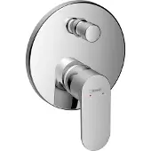 Hansgrohe Badmengkraan Inbouw Rebris S Eengreeps Met Zekerheidscombinatie EN1717 Voor iBox Universal Chroom