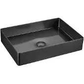 Sapho Waskom aurum vierkant 50x35 cm rvs antraciet