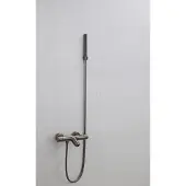 Boss & Wessing Badkraan Opbouw BWS Exclusive met Staaf Handdouche Set Gunmetal