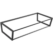 Sapho Ska console onder wastafel/onder aanrecht, 900x200x460mm, zwart mat