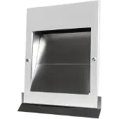 Weckx Overdruk ventilatierooster sigma 15 cm mat wit