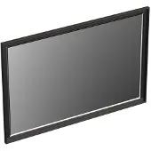 Forzalaqua Spiegel Reno 120x2x80 Cm Eiken Black Oiled