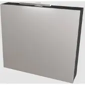 Boss & Wessing Spiegelkast BWS Cube 80x70x16 cm Mat Zwart Urban
