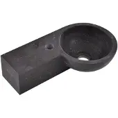 Boss & Wessing Bsw fontein zeus hardsteen rond links 40x23x10 cm