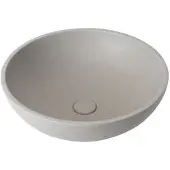 Ideavit Waskom idea.gem 36x36x14.5 cm rond beton grijs