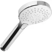 Tres Handdouche massage 3-standen ø 11 cm wit chroom