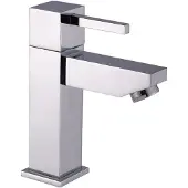 Sanilux Toiletkraan modena vierkant 1/2'' chroom met keramisch binnenwerk