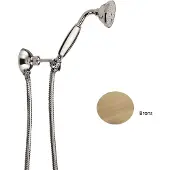 Sanimex Handdouche Set Giulini Inclusief Wandhouder En Doucheslang Brons