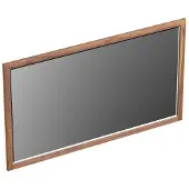 Forzalaqua Spiegel Gela 140x2x80 Cm Noten Pure Walnut