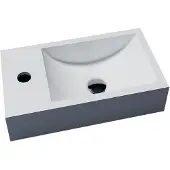 Sanilux Fontein recto 40x22x10 cm solid surface
