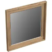Forzalaqua Spiegel Reno Vierkant 40x2x40 Cm Eiken Oyster
