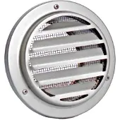 Weckx Schoepen Ventilatierooster Weha Rond 10 cm RVS