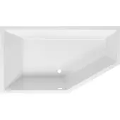 Sanindusa Ligbad delta compact links 160x90 cm wit