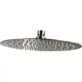 Sanilux Hoofddouche mia rond ultra thin 30 cm geborsteld gunmetal