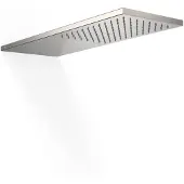 Tres Hoofddouche wand 21x55 cm staal