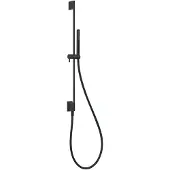 Tres Glijstangset 76 cm met Waterinlaat Handdouche Rond Mat Zwart