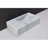 Forzalaqua Fontein venetia carrara gepolijst zonder kraangat 40x22x10 cm