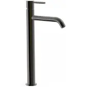 Tres Wastafelmengkraan study exclusive 38,5 cm 1-knop rond metallic zwart