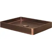 Dekker Opzetwastafel Dekker Lanesto Vanity 52x41x7 cm RVS Copper