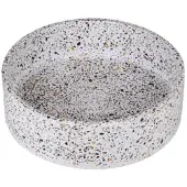 Ideavit Waskom Idea.Ora 39x39x12 cm Rond Terrazzo Wit