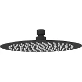 Sanilux Hoofddouche mia rond ultra thin 30 cm mat zwart