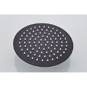 Boss & Wessing Ronde hoofddouche bws exclusive extra dun 20 cm mat zwart