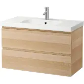 Wiesbaden Badmeubelset vision oak 100x46x53 cm