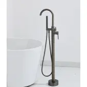 Boss & Wessing Vrijstaande badkraan bws exclusive met handdouche gunmetal