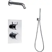 Boss & Wessing Inbouw badkraan bws exclusive thermostatisch met handdoucheset chroom
