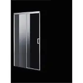 Boss & Wessing Nisdeur bws linea 98x200 cm soft-close aluminium profiel chroom